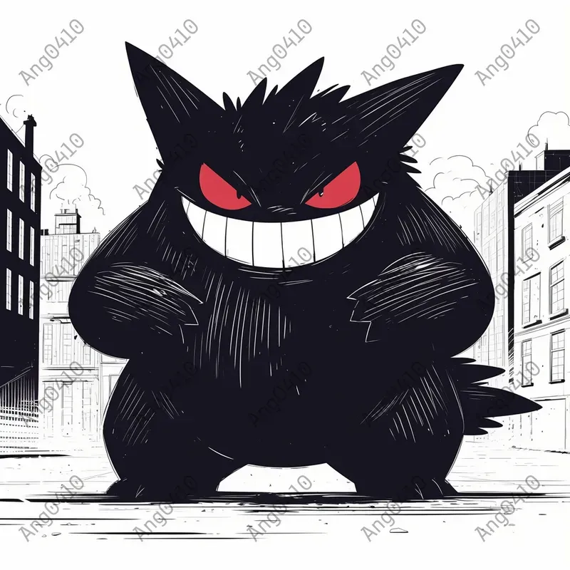 Minimalistic Pokemon Vector Art