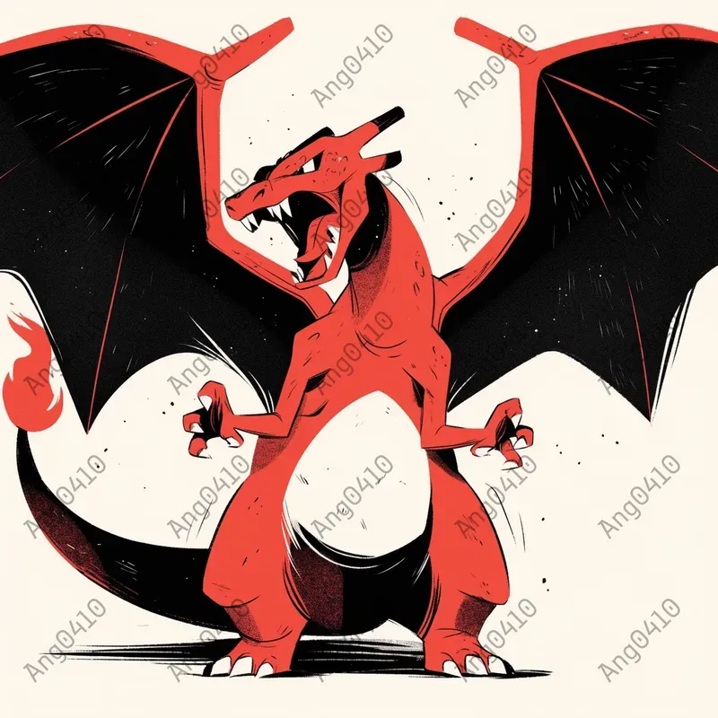 Minimalistic Pokemon Vector Art