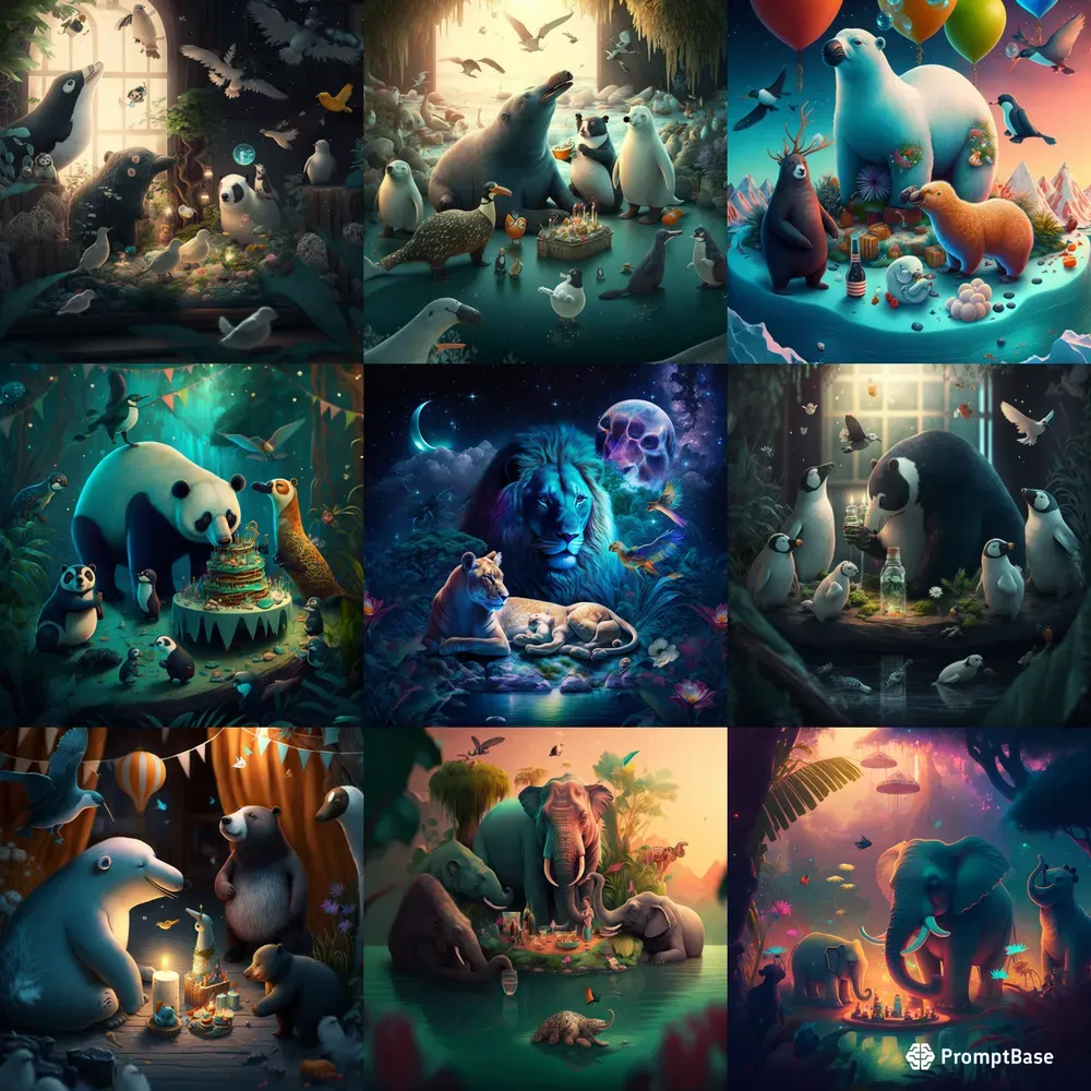 Animal Family Gatherings