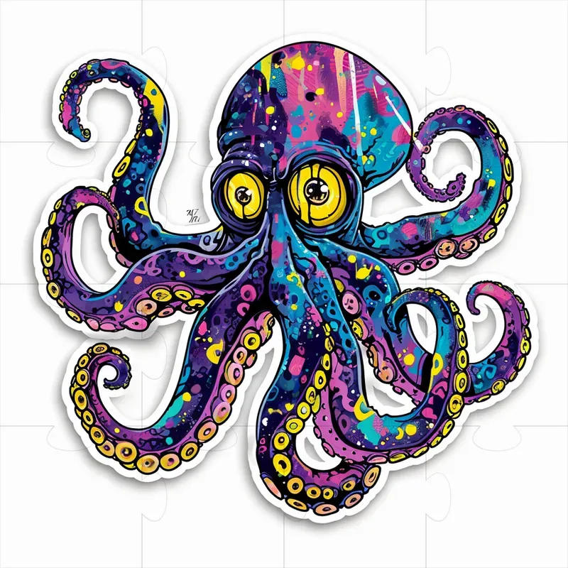 Trippy Sticker Art