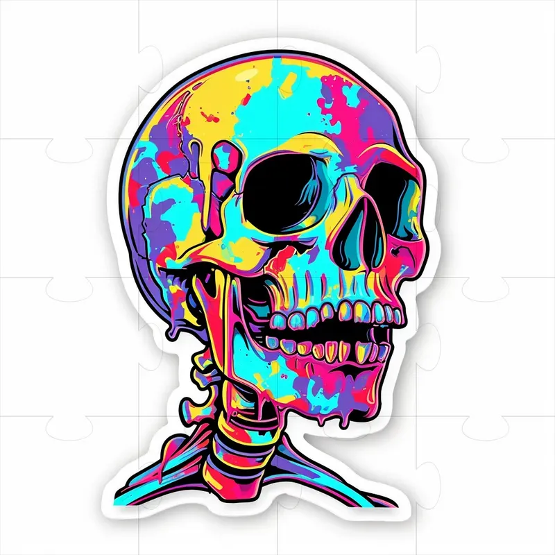 Trippy Sticker Art