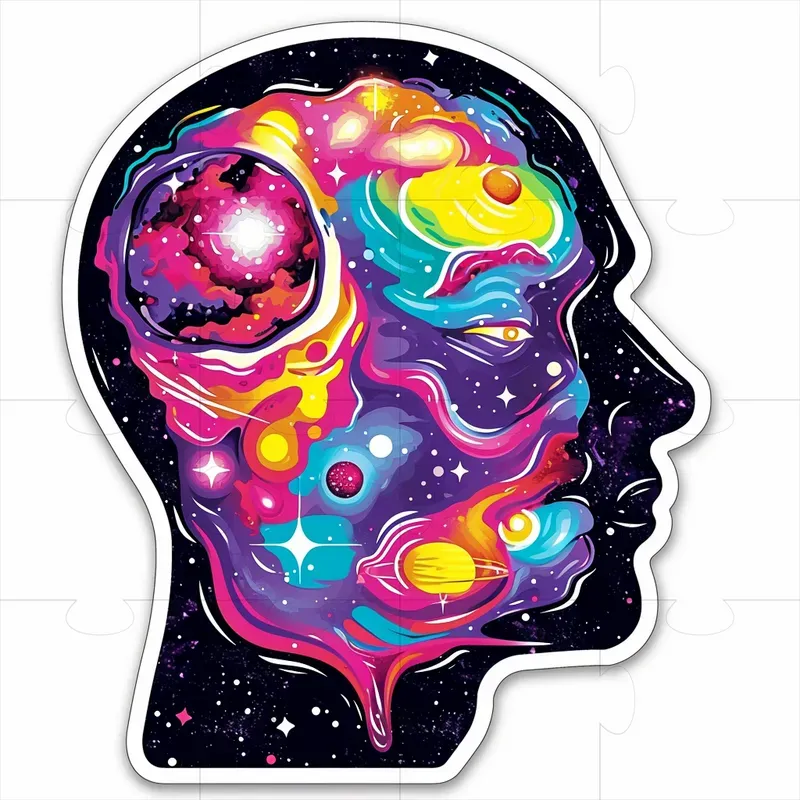 Trippy Sticker Art