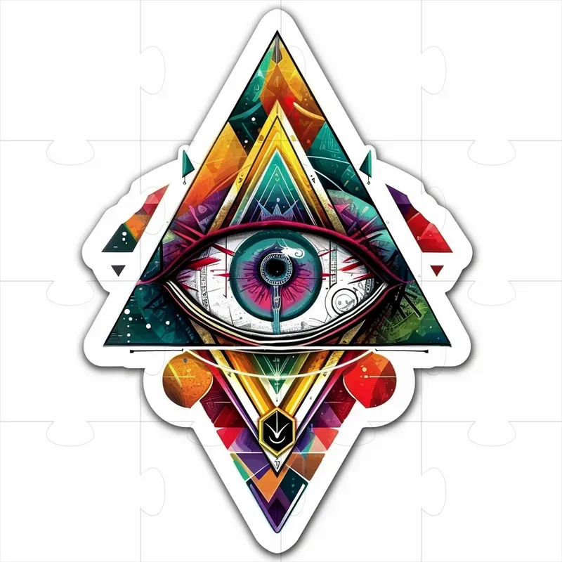 Trippy Sticker Art