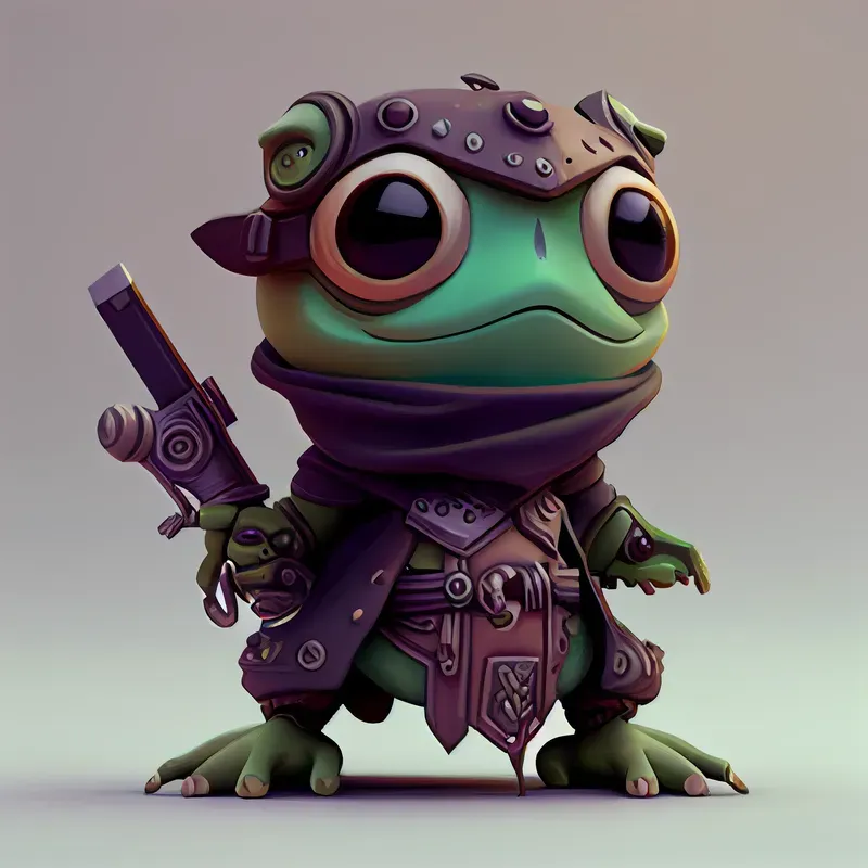 Enemy Characters In Chibi 3D Style