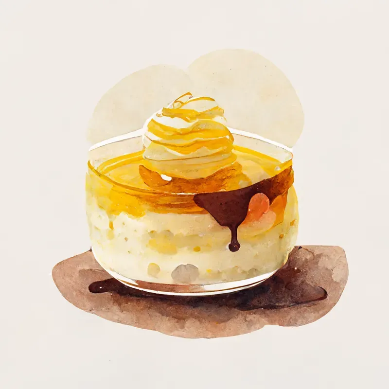 Watercolor Art Desserts