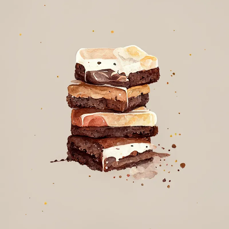 Watercolor Art Desserts