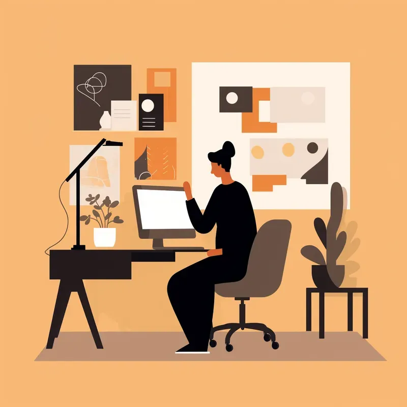 Flat Vector Corporate Style Art Designs