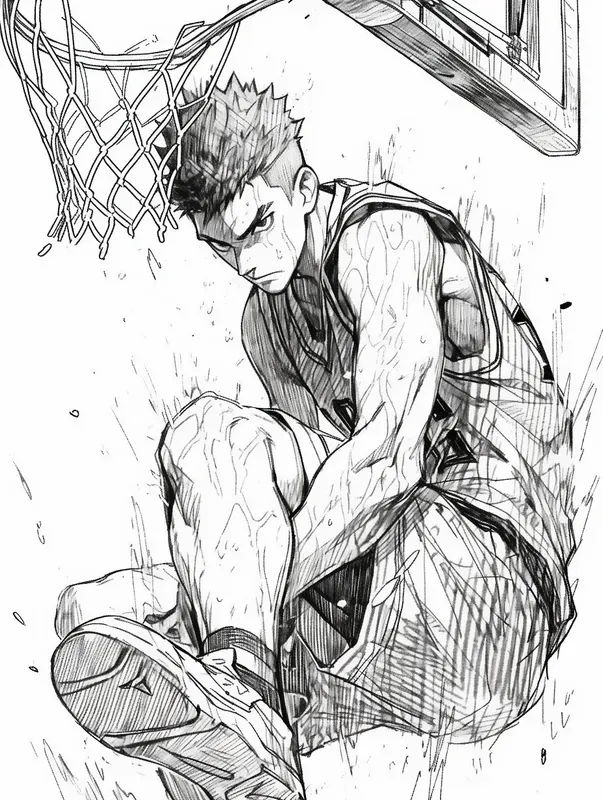 Cross Hatching Style Manga Pencil Art