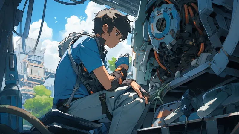 Makoto Shinkai Style Anime Film Art