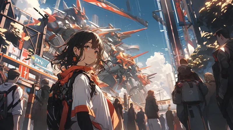Makoto Shinkai Style Anime Film Art
