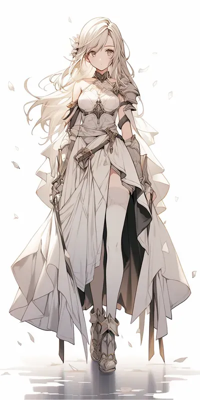 2D Fantasy Game Anime Character Designs