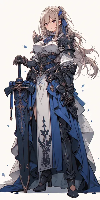 2D Fantasy Game Anime Character Designs