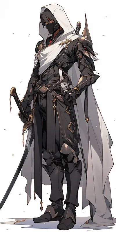 2D Fantasy Game Anime Character Designs