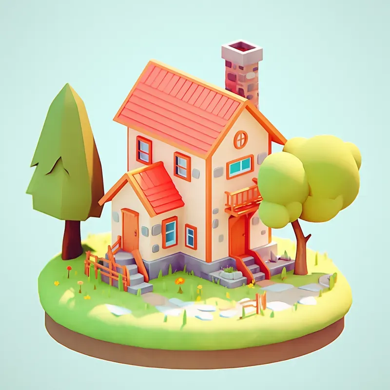 Low Polygonal 3D Models For Game Assets