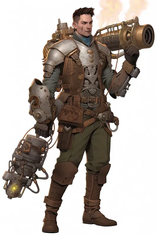 Steampunk Video Game Character Designs