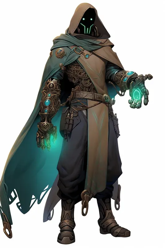 Steampunk Video Game Character Designs
