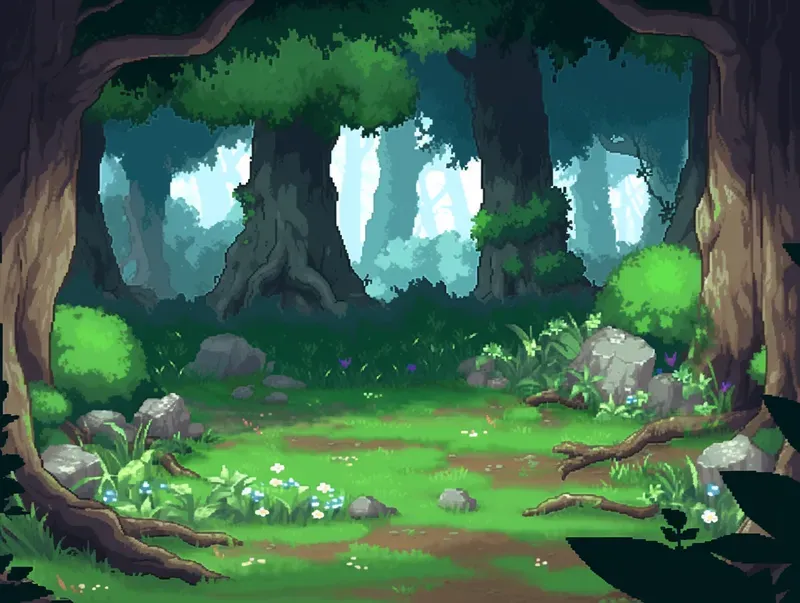 RPG Pixel Game Assets Background Scenes