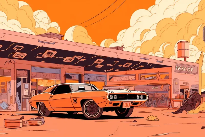 Iconic American Style Illustration Comics