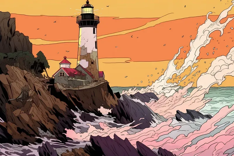 Iconic American Style Illustration Comics