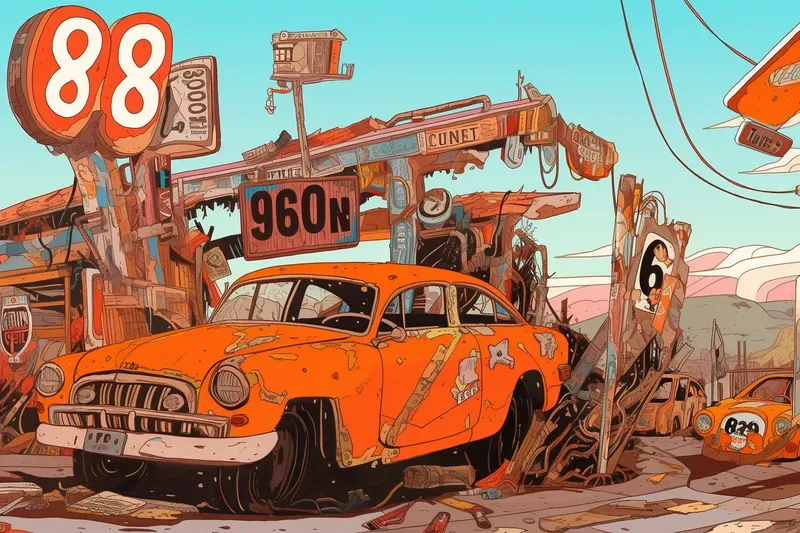 Iconic American Style Illustration Comics