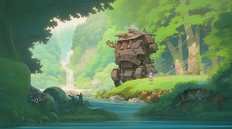 Hayao Miyazaki Ghibli Style Anime Films