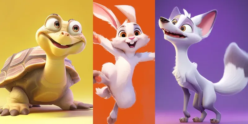 Disney Zootopia Anime Style Animal Image generated by undefined