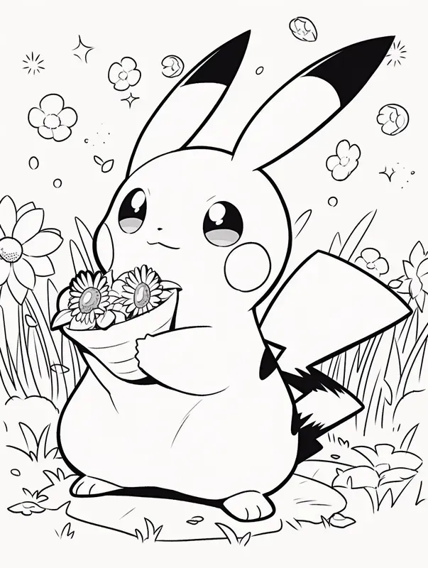 2D Cute Printable Coloring Pages For Kids