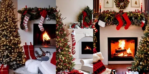 Cozy Room With A Christmas Tree generated by promptbase