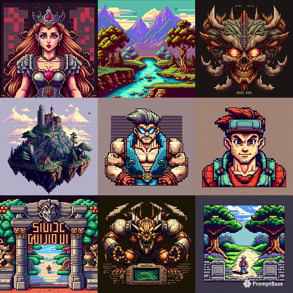 16-bit Game Art