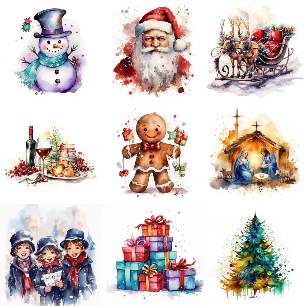 Christmas Ink Elegances