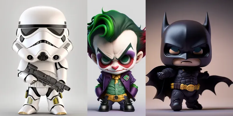 Characters To 3D Figurines generated by undefined