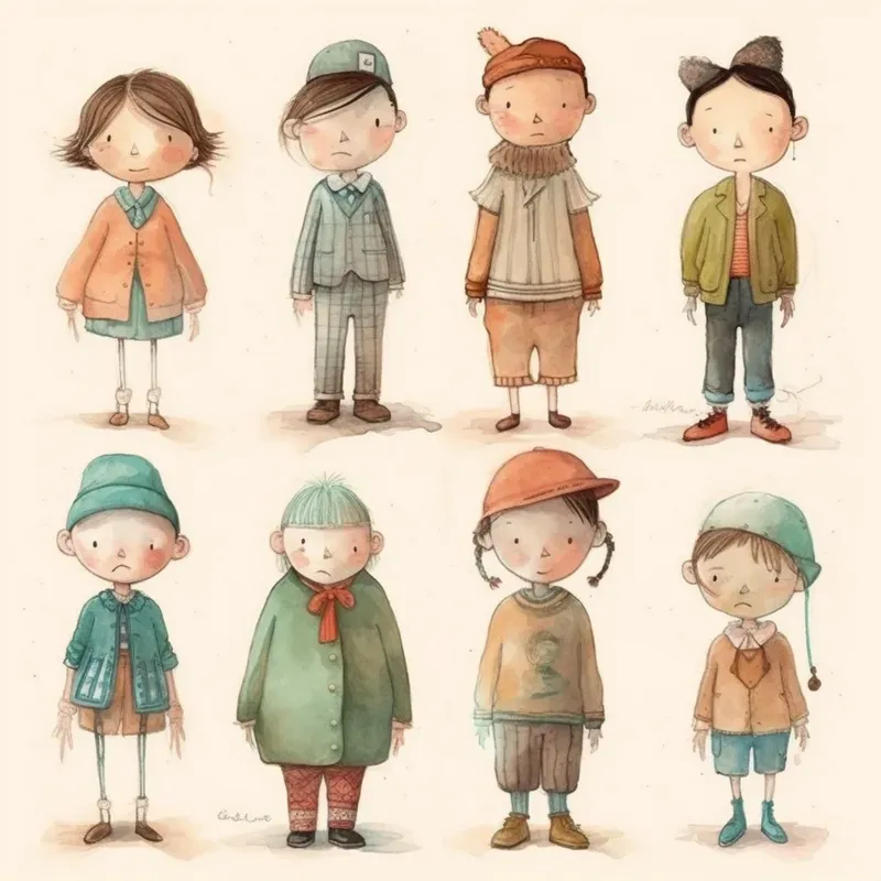 Whimsical Characters Sheets
