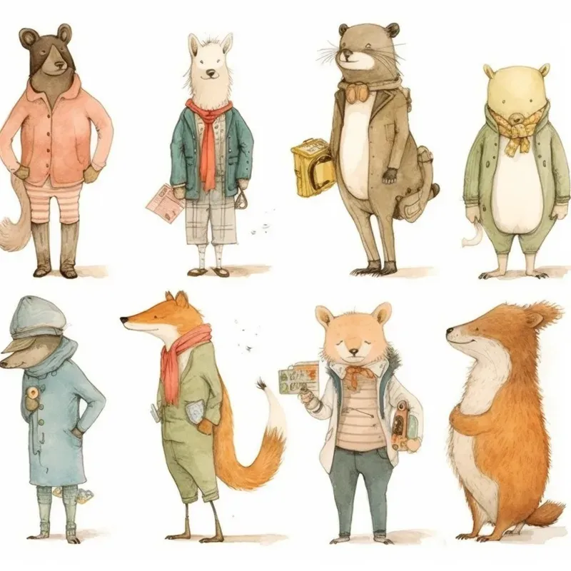 Whimsical Characters Sheets