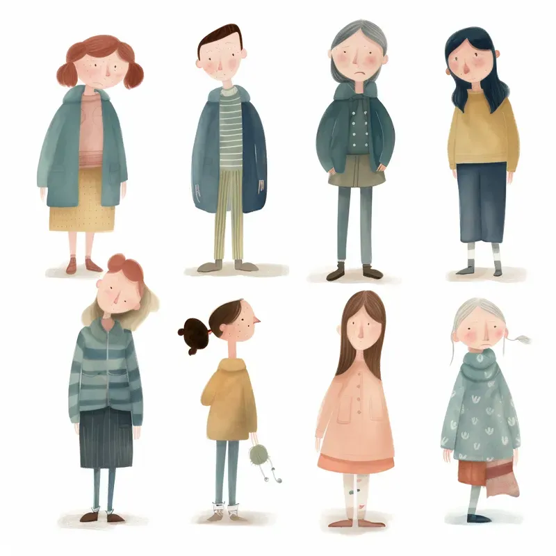 Whimsical Characters Sheets
