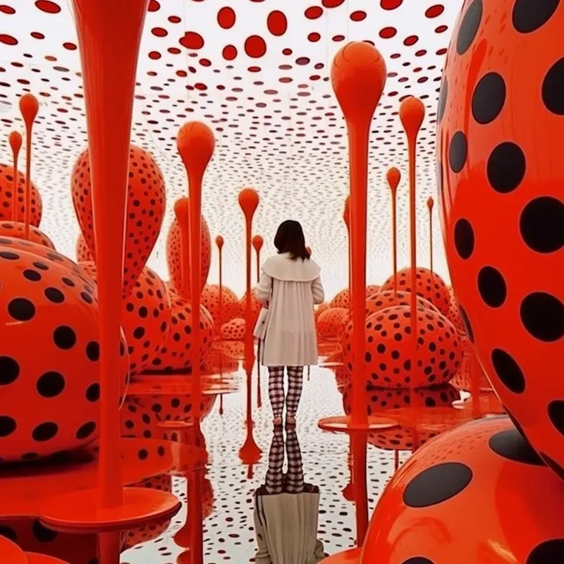 Tribute To Yayoi Kusama Art