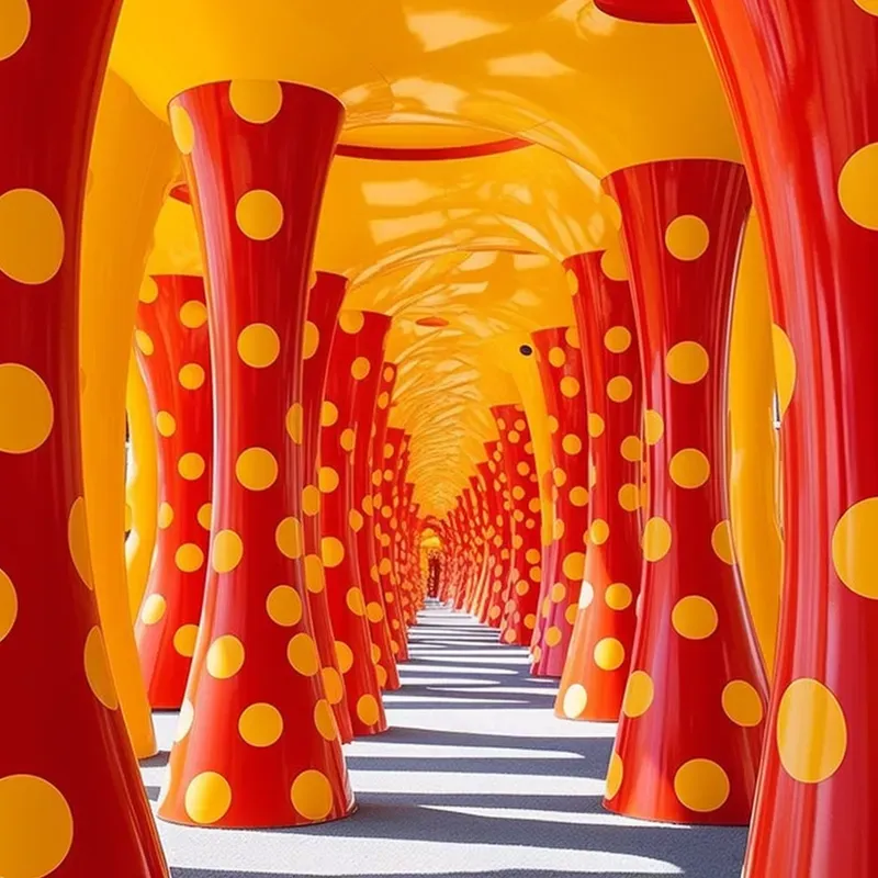 Tribute To Yayoi Kusama Art