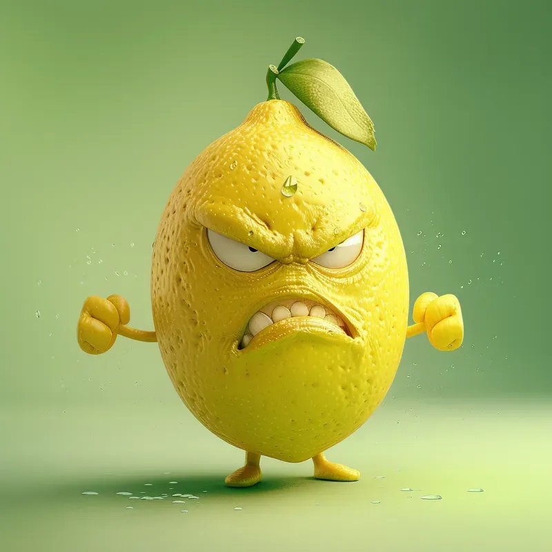 3D Veggie Fruit Characters