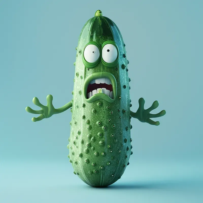3D Veggie Fruit Characters