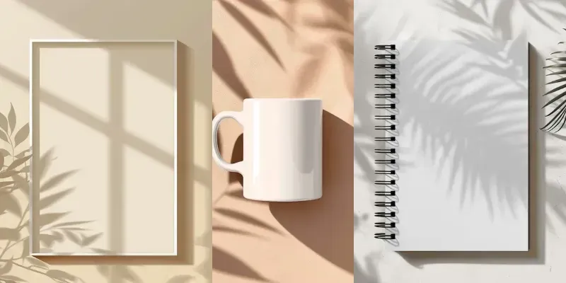 Light Shadows Mockup Templates generated by undefined