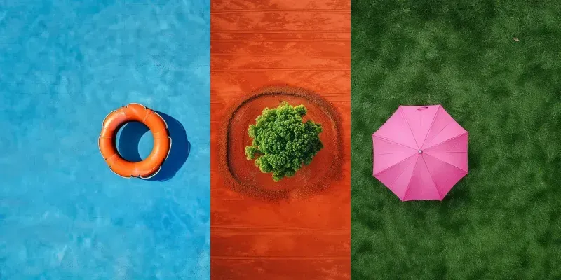 Minimalistic Aerial Landscapes generated by undefined