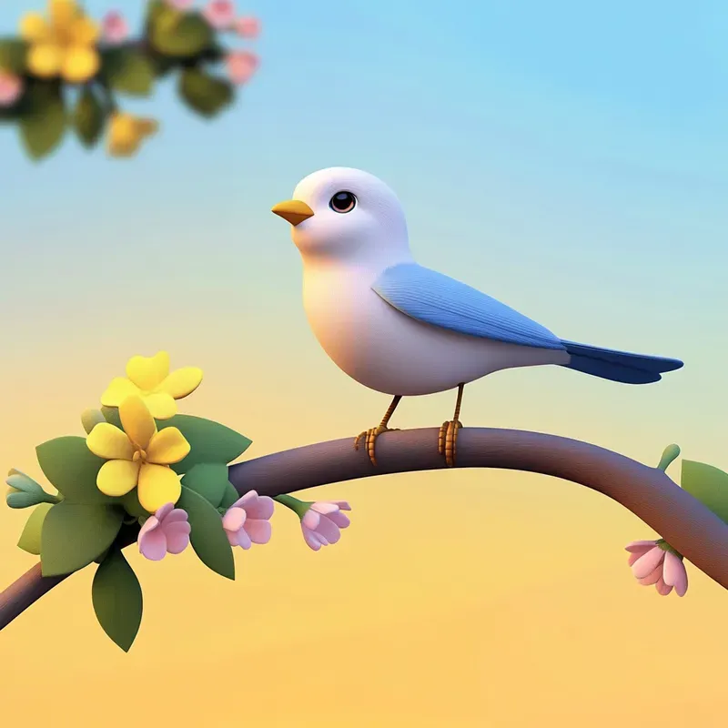 Serene Minimalist 3D Illustrations