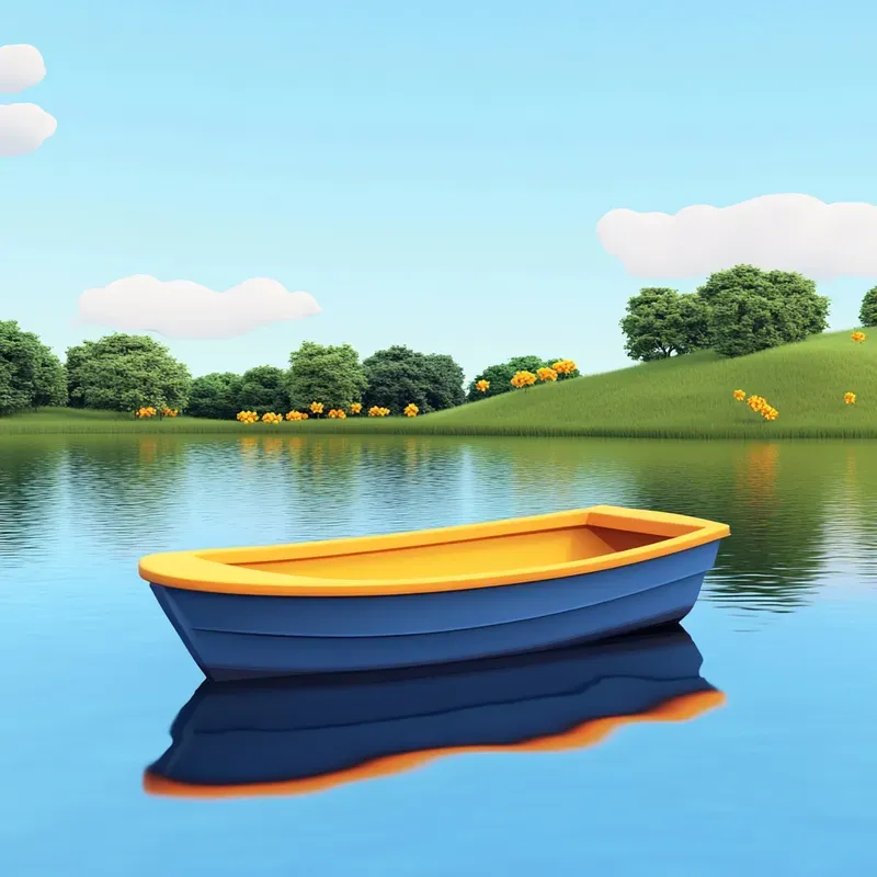 Serene Minimalist 3D Illustrations