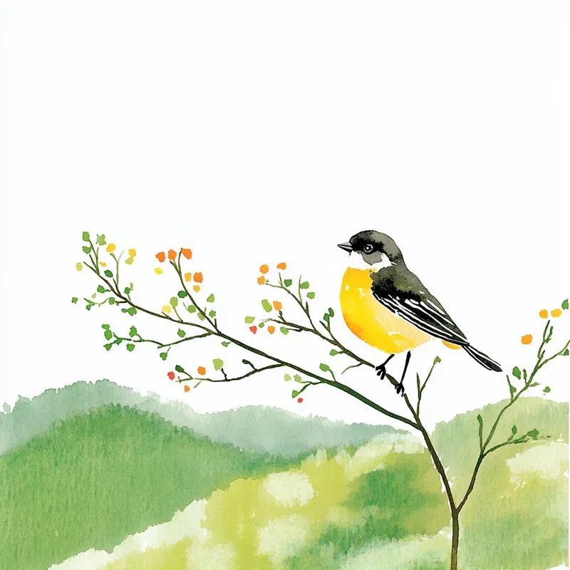 Ethereal Nature Watercolor Art