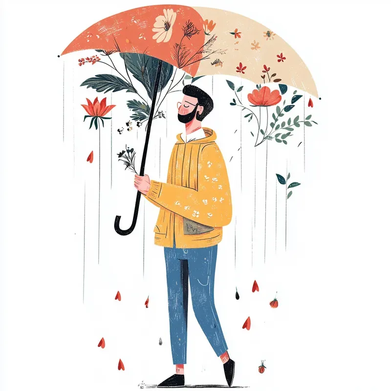 Minimalist Surrealism Line Art