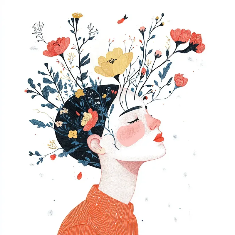 Minimalist Surrealism Line Art