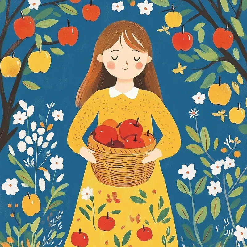 Whimsical Folk Art Illustrations