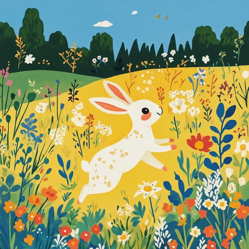 Whimsical Folk Art Illustrations
