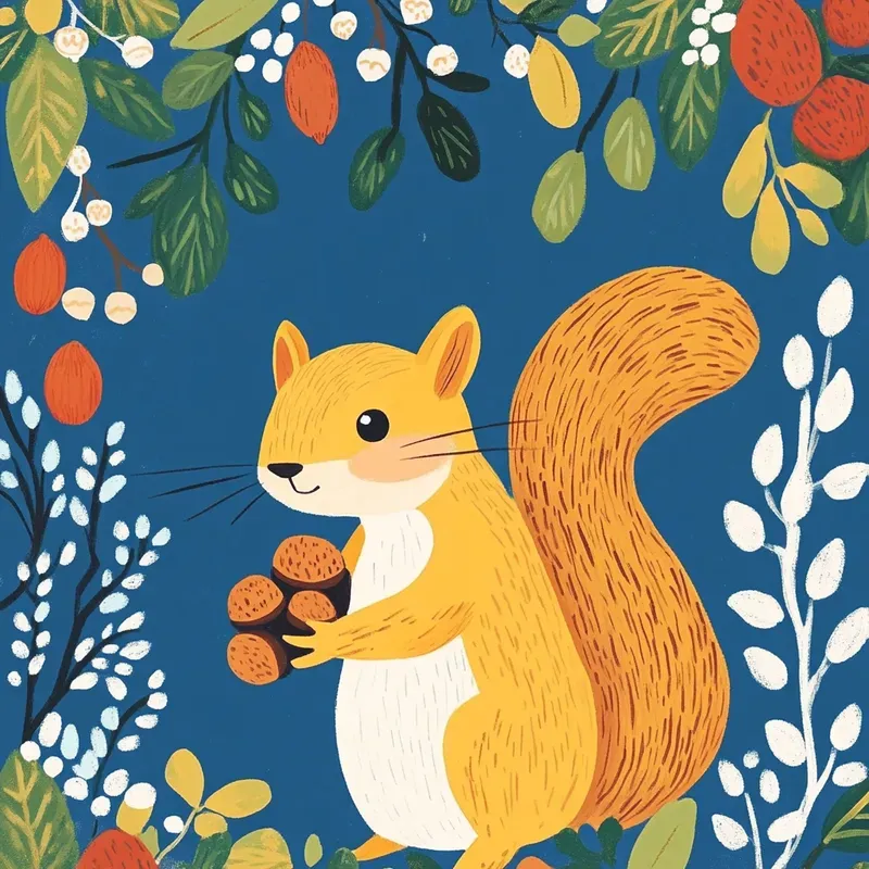 Whimsical Folk Art Illustrations