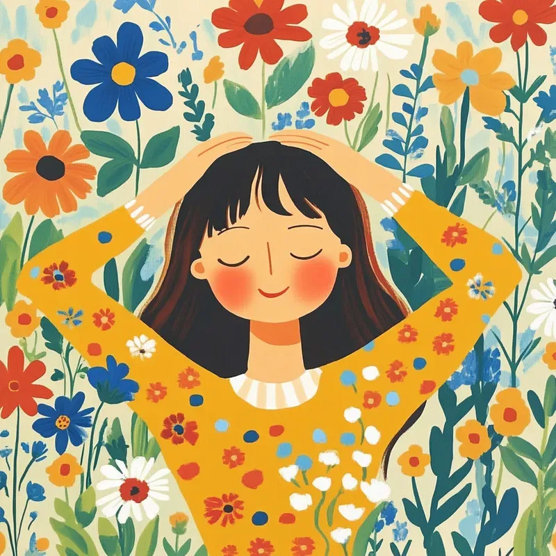Whimsical Folk Art Illustrations