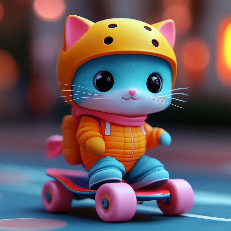 Playful Toylike 3D Renders